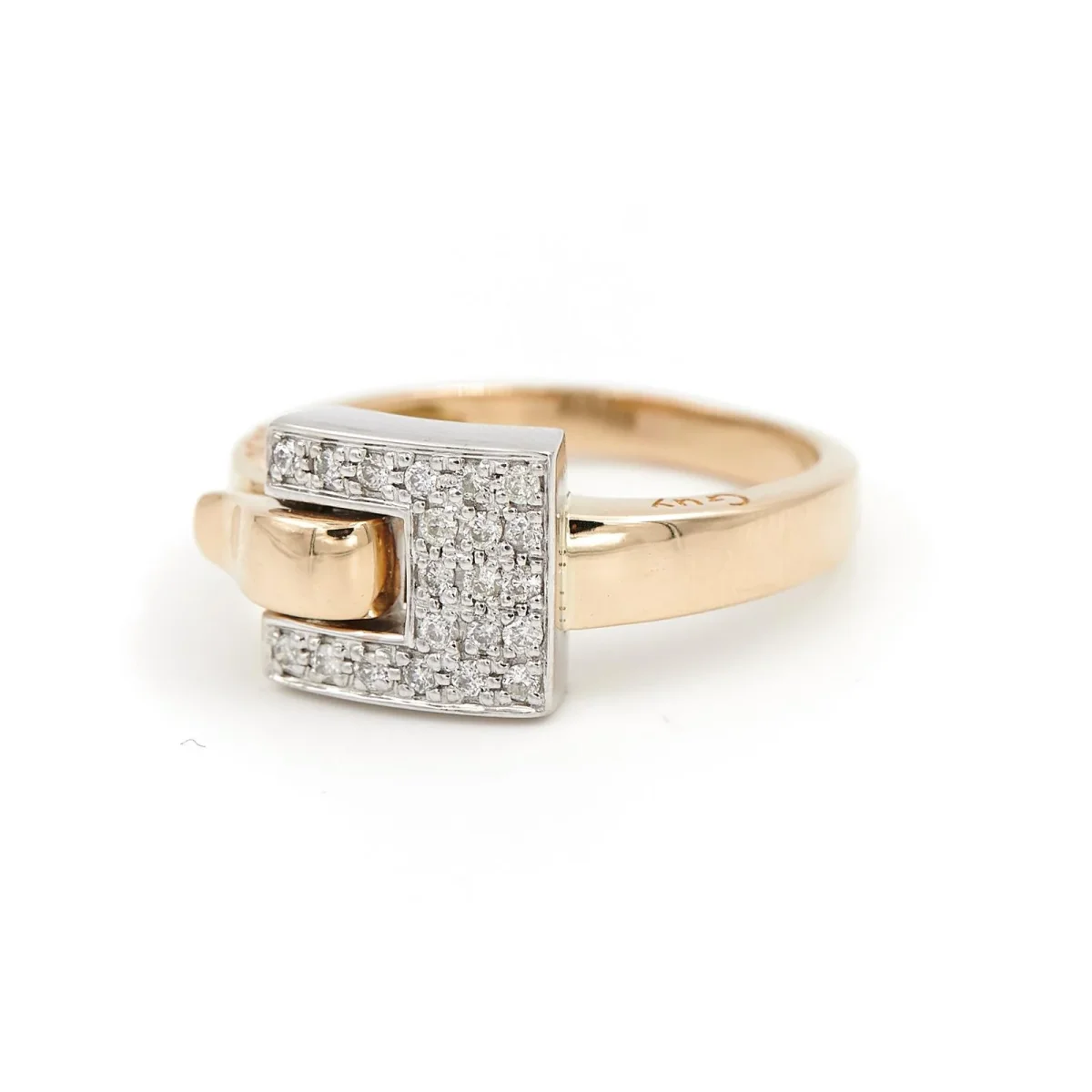 Guy laroche Bague Or jaune, Or blanc Diamant – Image 5
