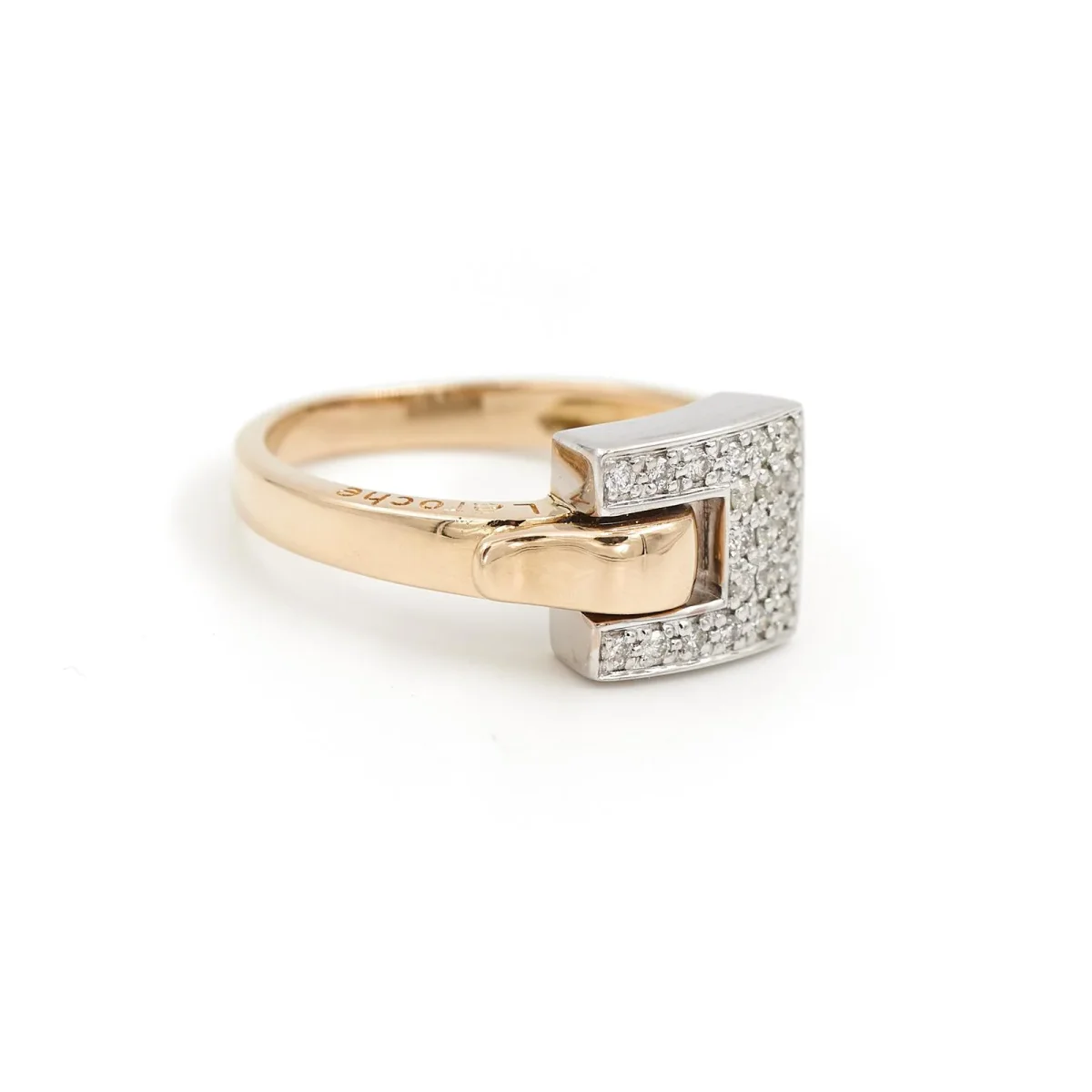 Guy laroche Bague Or jaune, Or blanc Diamant – Image 6