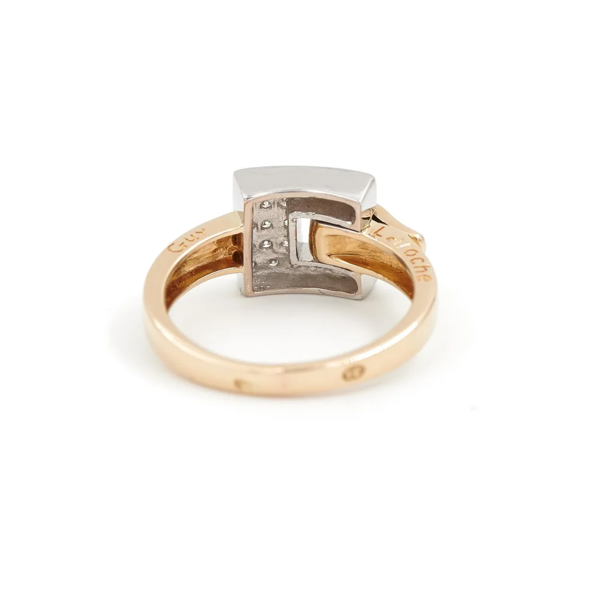Guy laroche Bague Or jaune, Or blanc Diamant – Image 7
