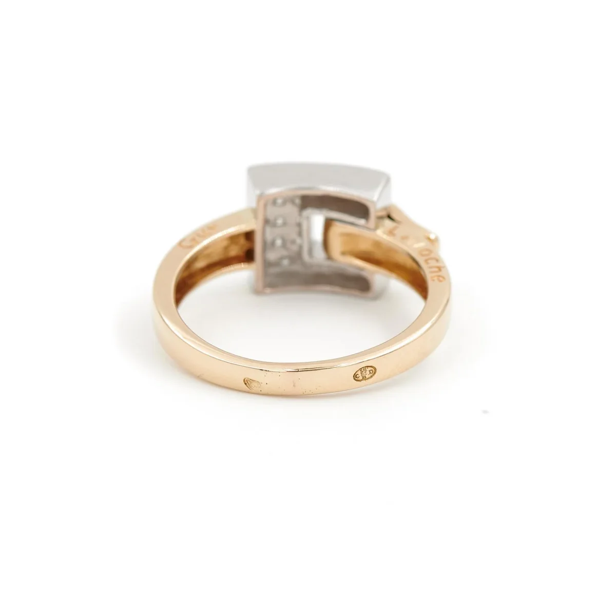 Guy laroche Bague Or jaune, Or blanc Diamant – Image 8