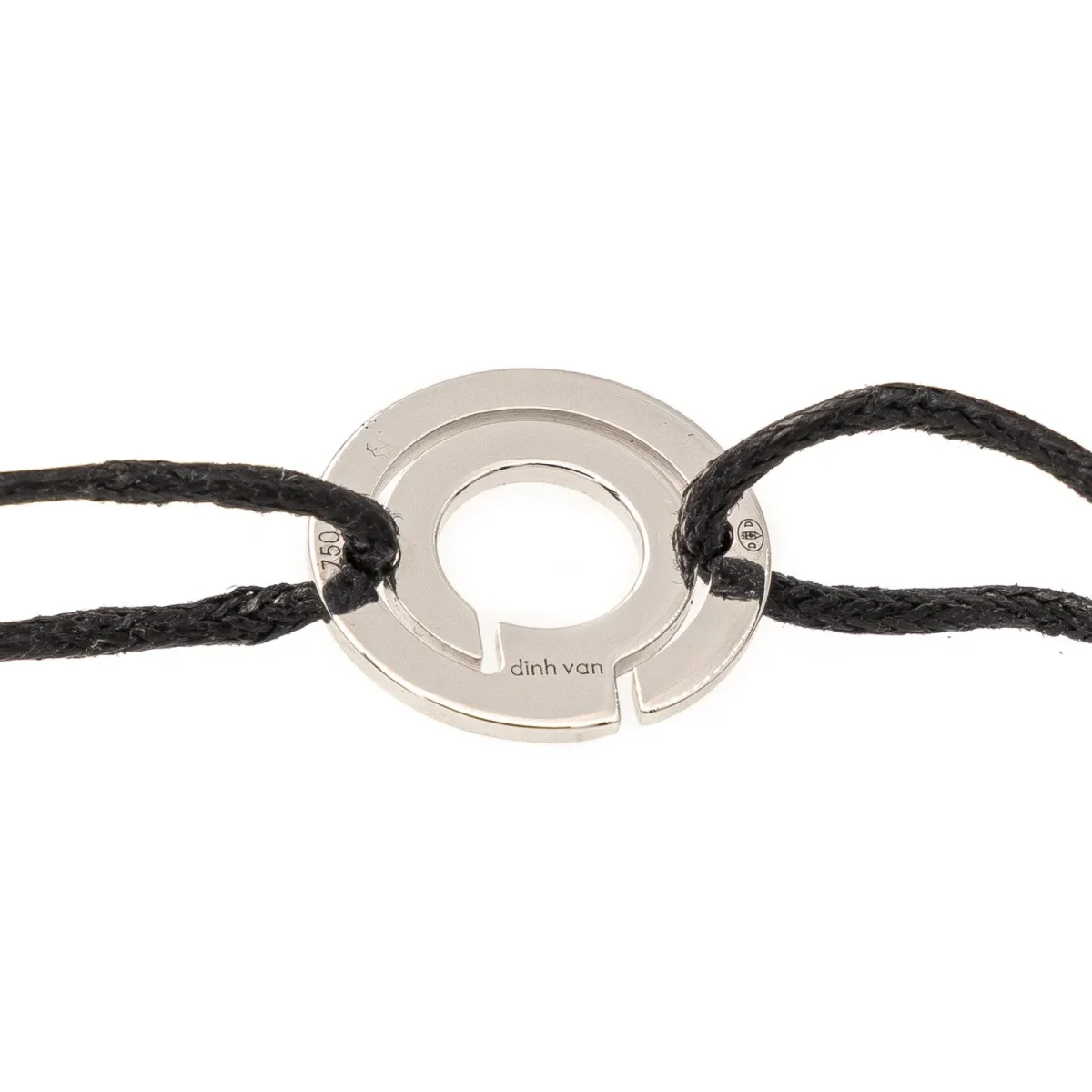 Dinh van Bracelet Cordon Seventies Or blanc Diamant – Image 5