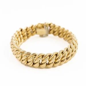 Bracelet Maille américaine Or jaune