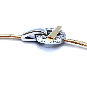 Guy laroche Collier  Or jaune, Or blanc Diamant