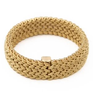 Georges lenfant Bracelet Manchette  Or jaune