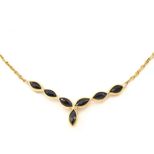 Collier Or jaune Saphir