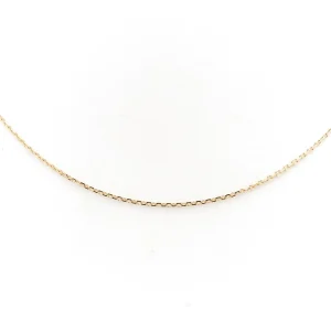 Collier Maille forçat Or jaune