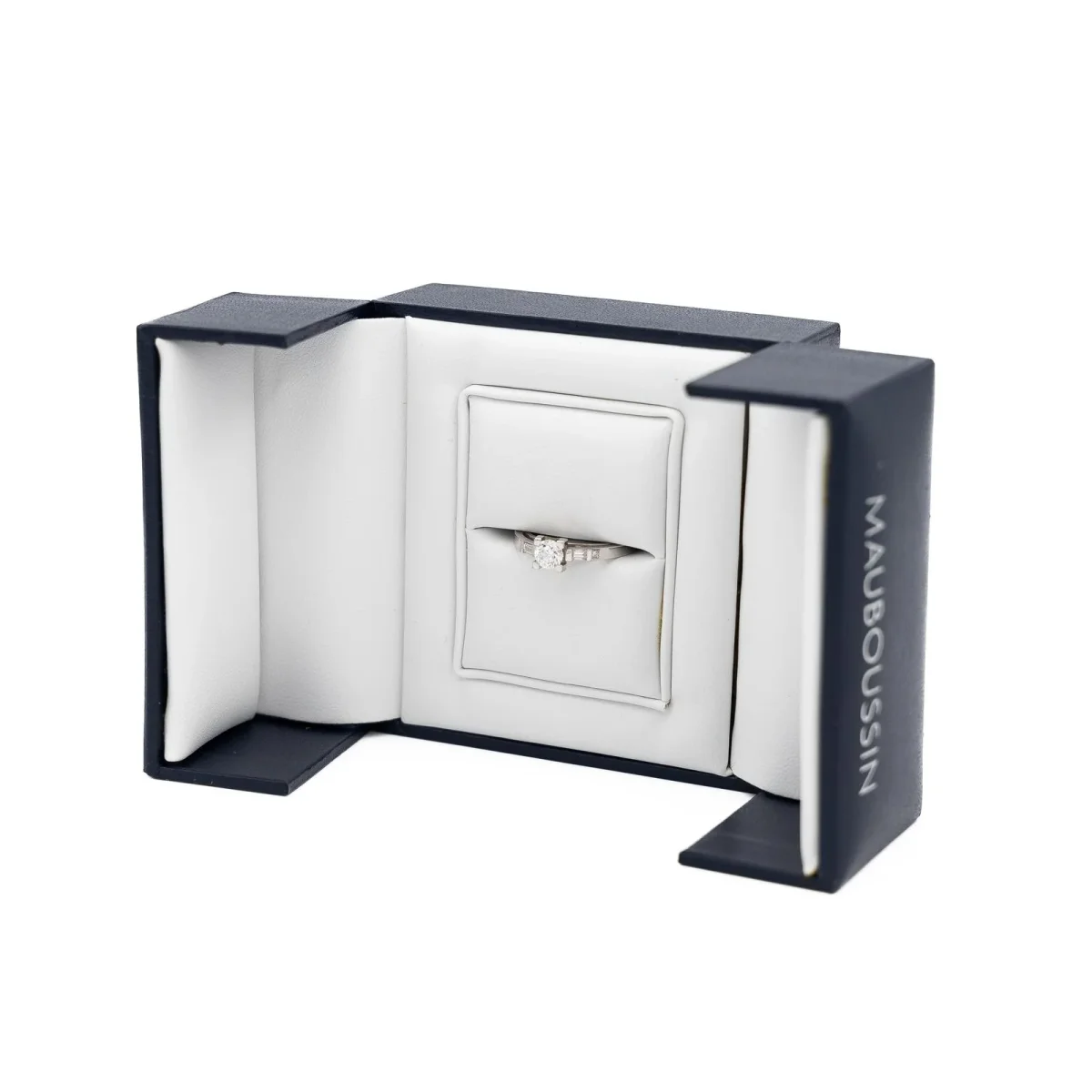 Mauboussin Bague Solitaire Courtisane Or blanc Diamant – Image 4