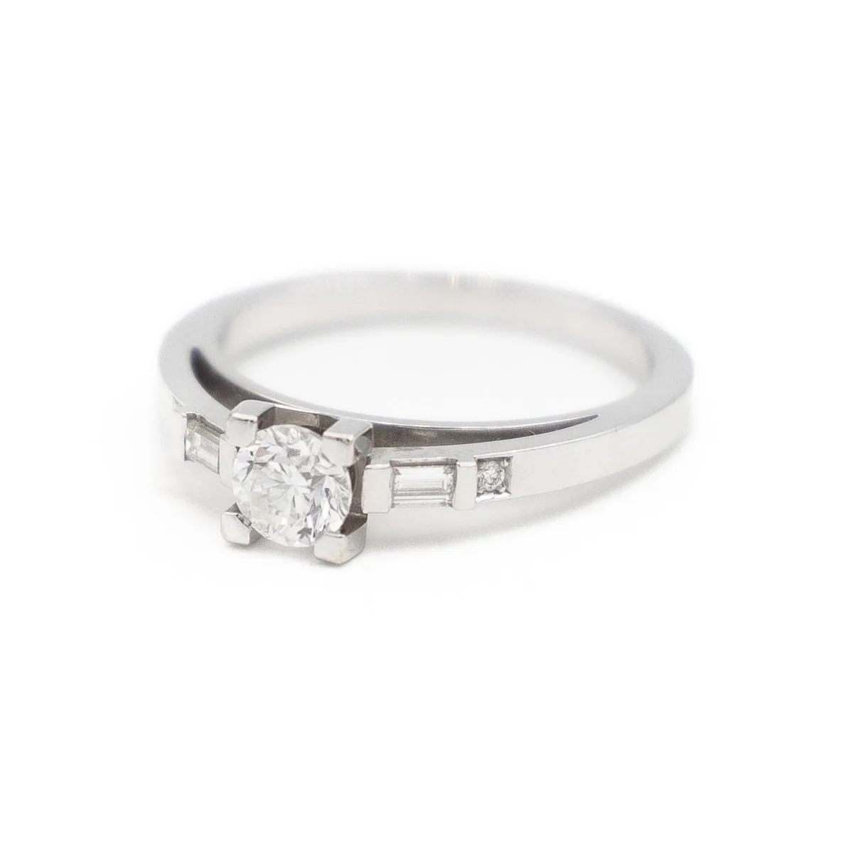 Mauboussin Bague Solitaire Courtisane Or blanc Diamant – Image 5