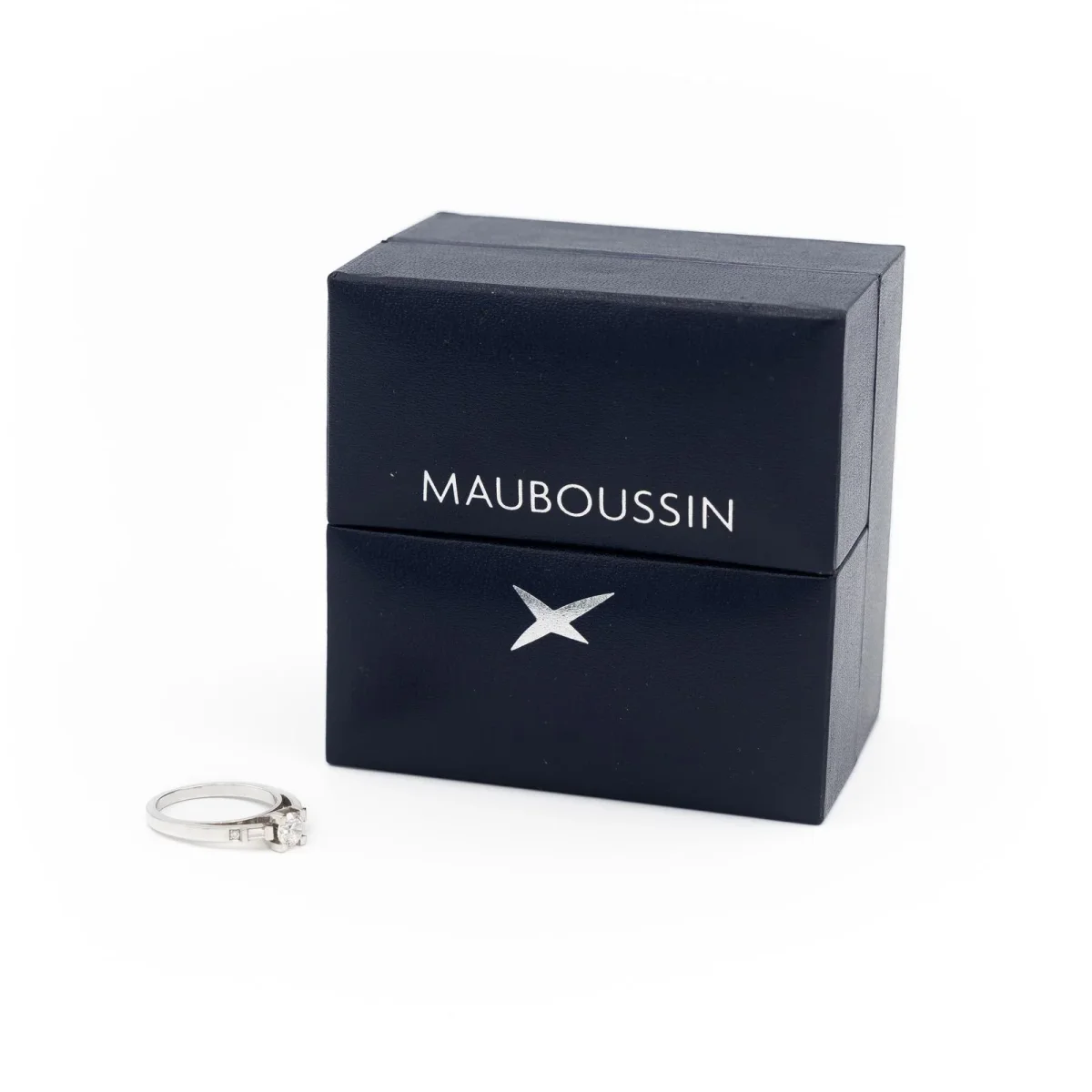 Mauboussin Bague Solitaire Courtisane Or blanc Diamant – Image 7