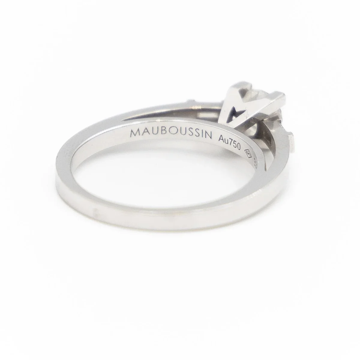 Mauboussin Bague Solitaire Courtisane Or blanc Diamant – Image 8