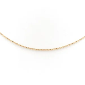 Collier Maille forçat Or jaune