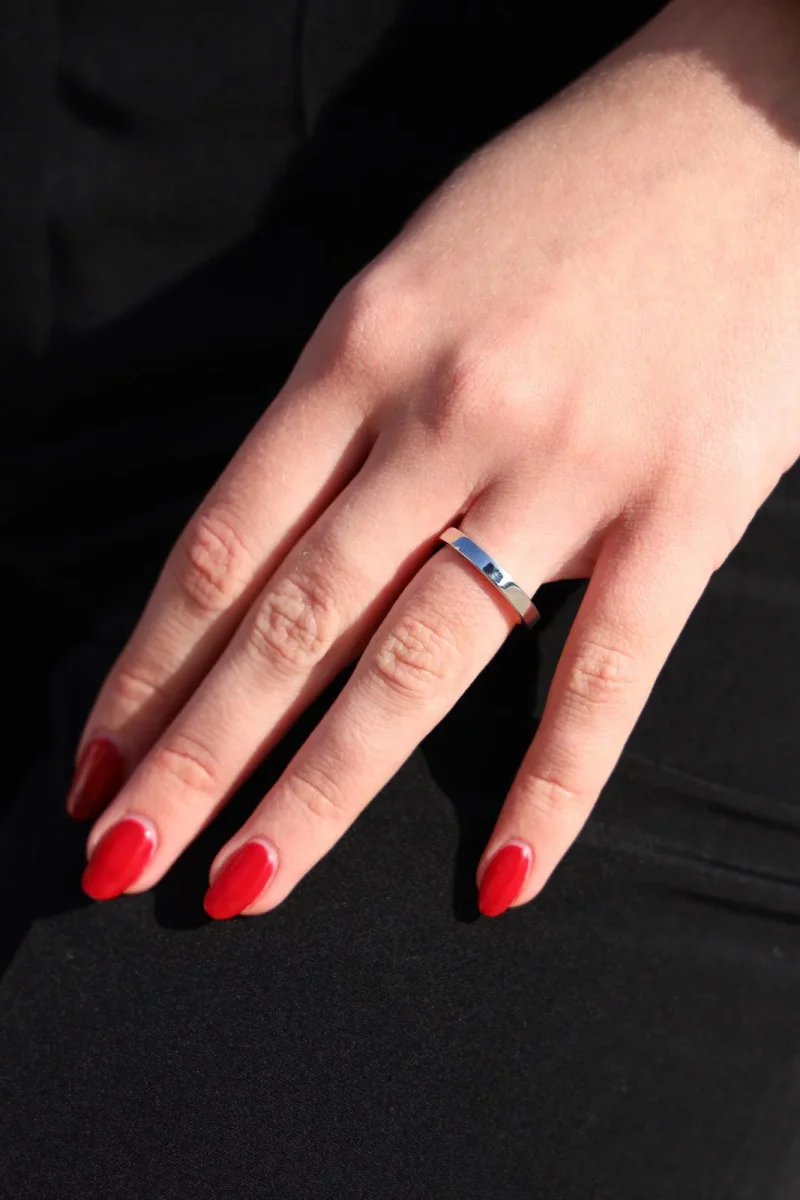 Chopard Bague Alliance Timeless wedding band Or blanc – Image 3