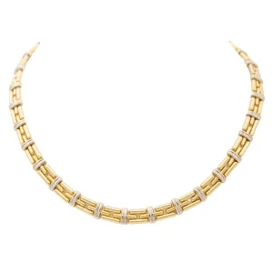 Chimento Collier Or jaune, Or blanc