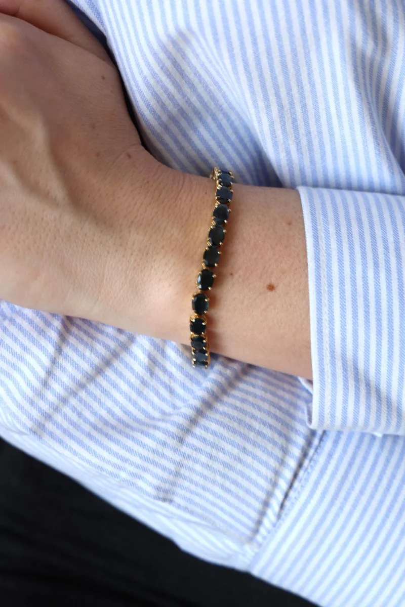 Bracelet Or jaune Saphir – Image 3