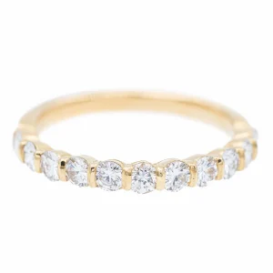 Bague Alliance Or jaune Diamant