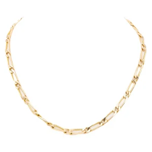 Collier Maille figaro Or rose