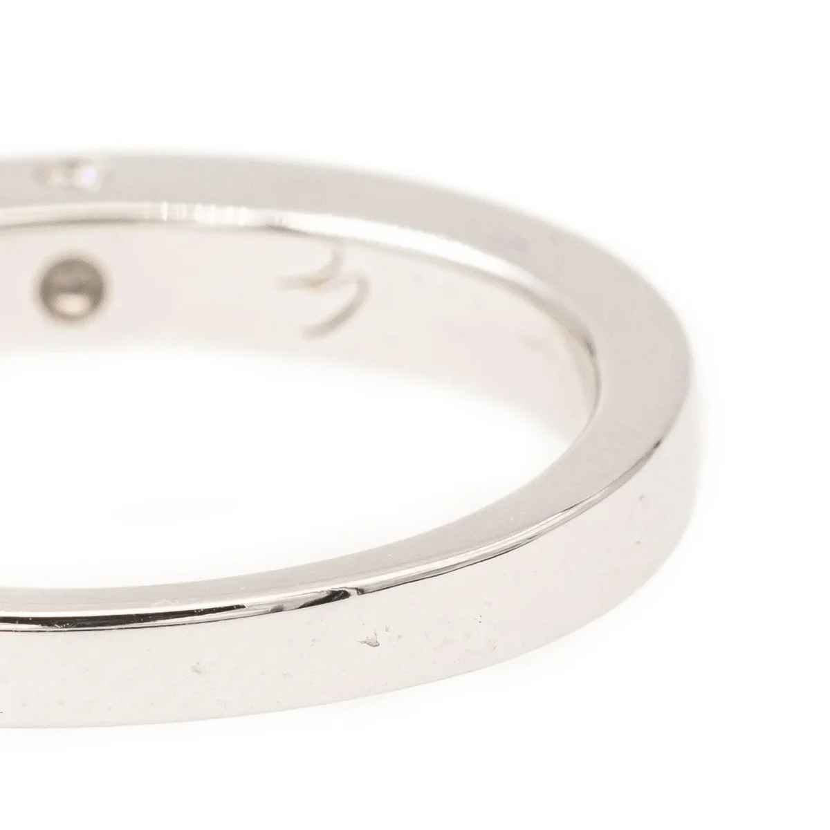 Bague Alliance Or blanc Diamant – Image 8