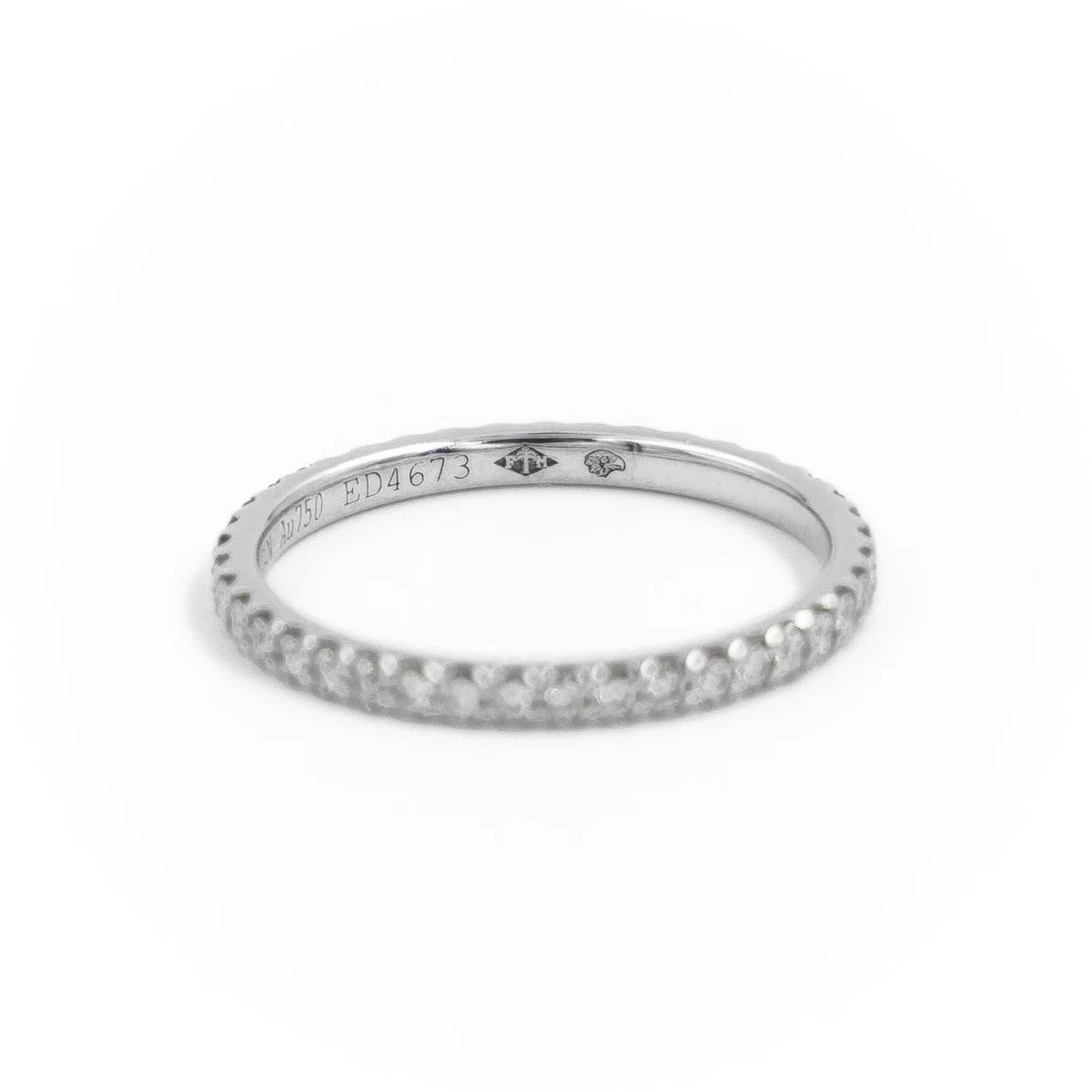 Mauboussin Bague Alliance Or blanc Diamant – Image 4