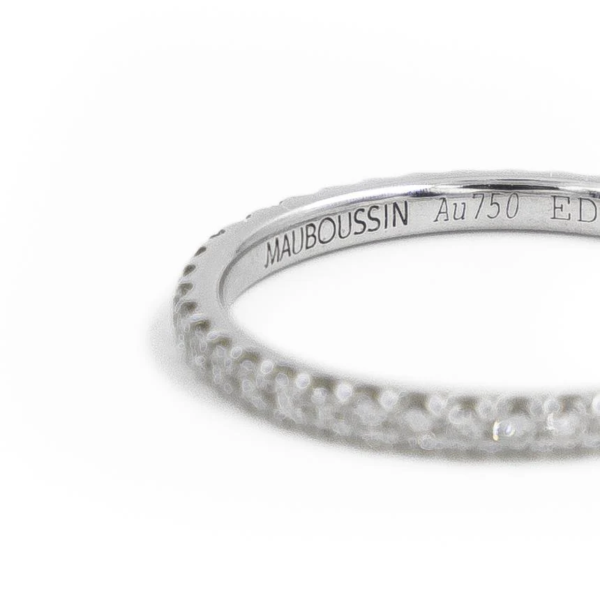 Mauboussin Bague Alliance Or blanc Diamant – Image 5