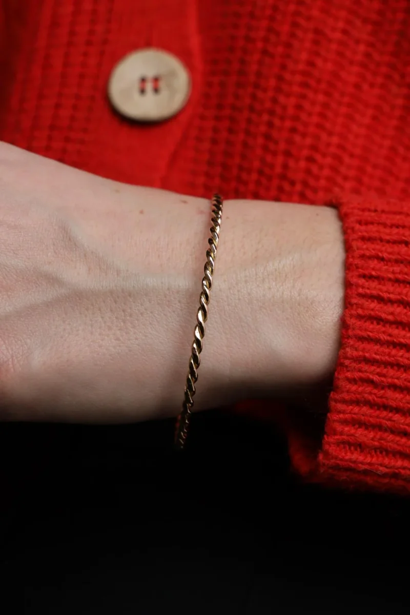 Bracelet Jonc Or jaune – Image 3