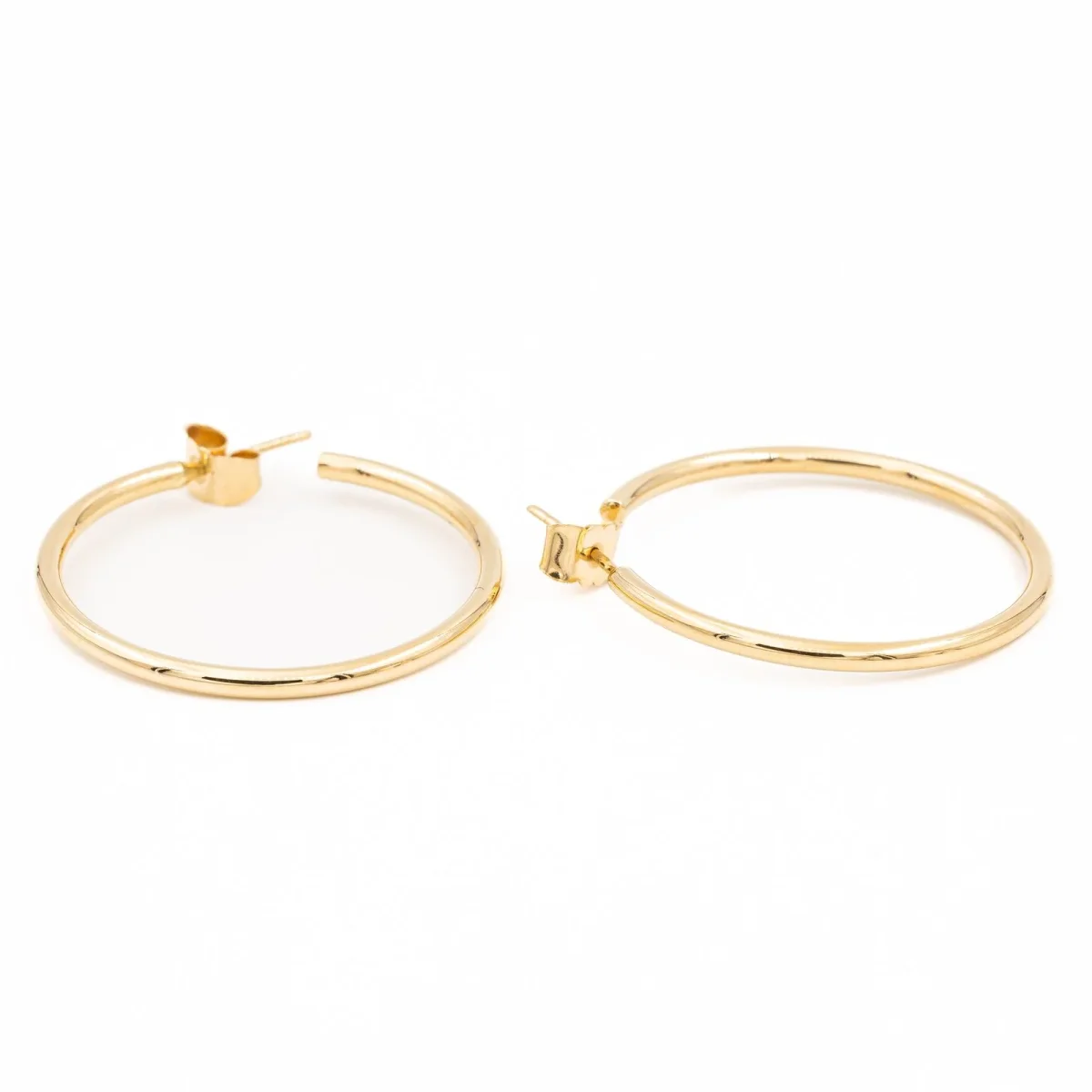 Boucles d'oreilles Créoles Or jaune – Image 4