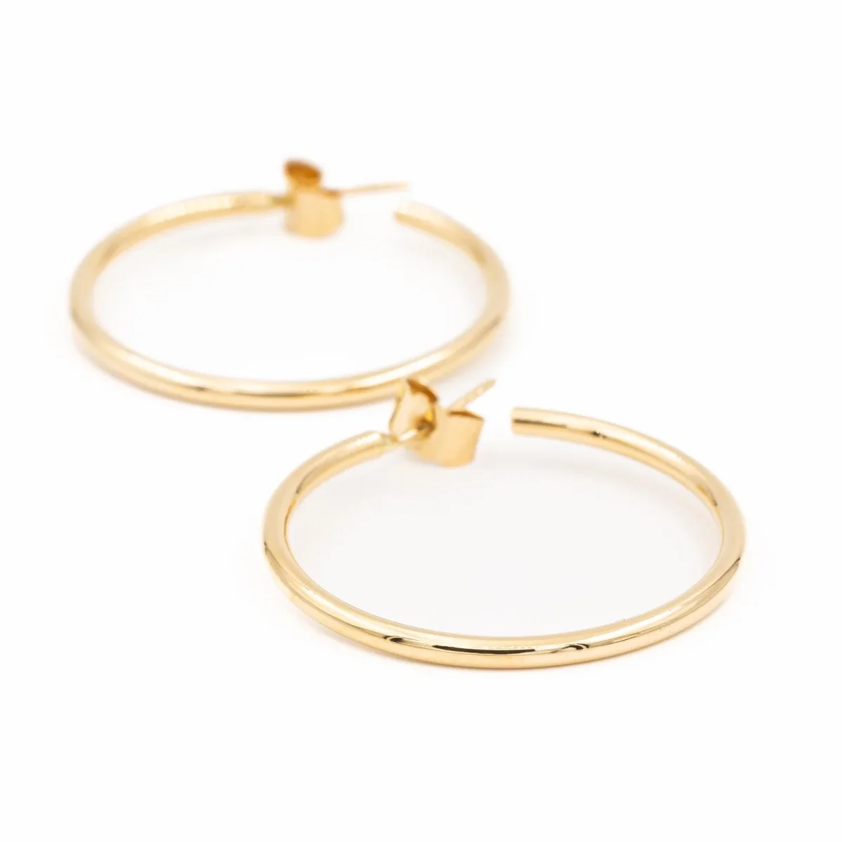 Boucles d'oreilles Créoles Or jaune – Image 8