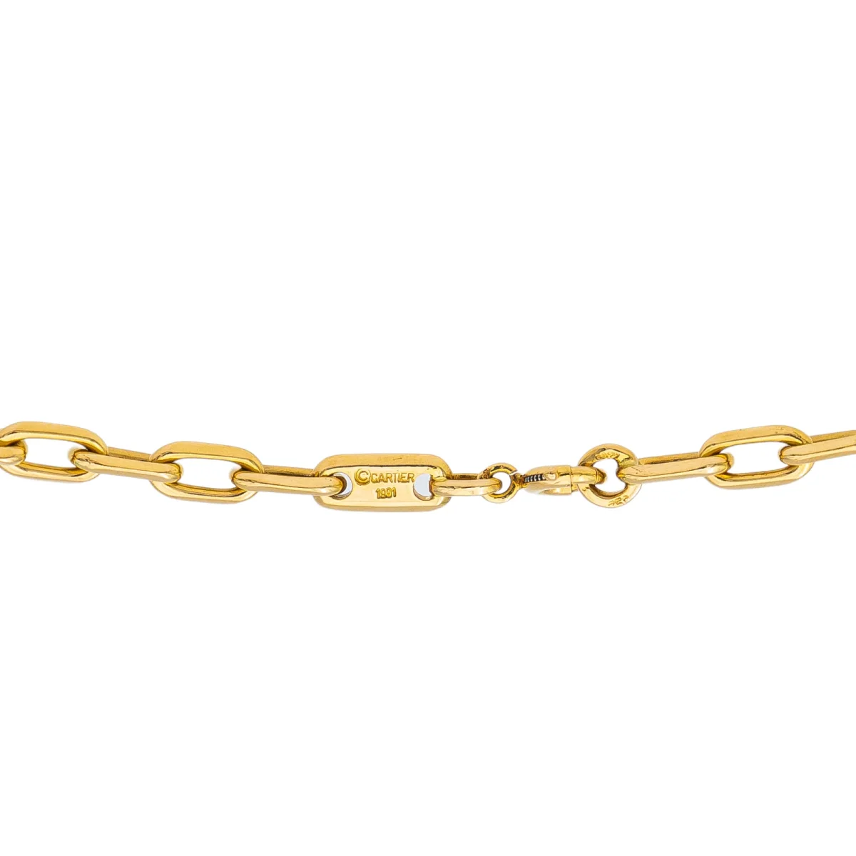 Cartier Collier Chaîne Santos Or jaune – Image 5