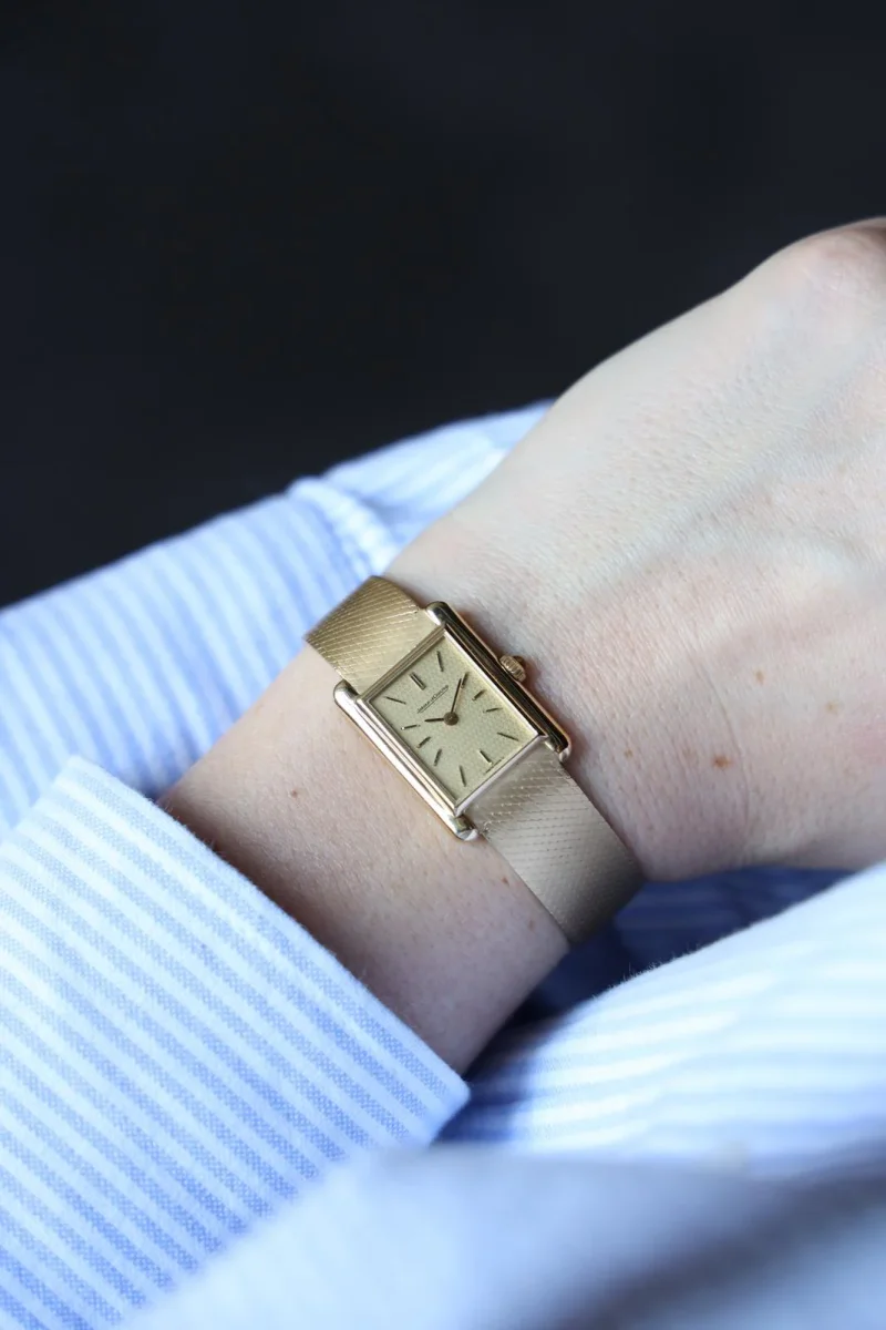 Jaeger- lecoultre Montre Or jaune Œil de tigre – Image 3