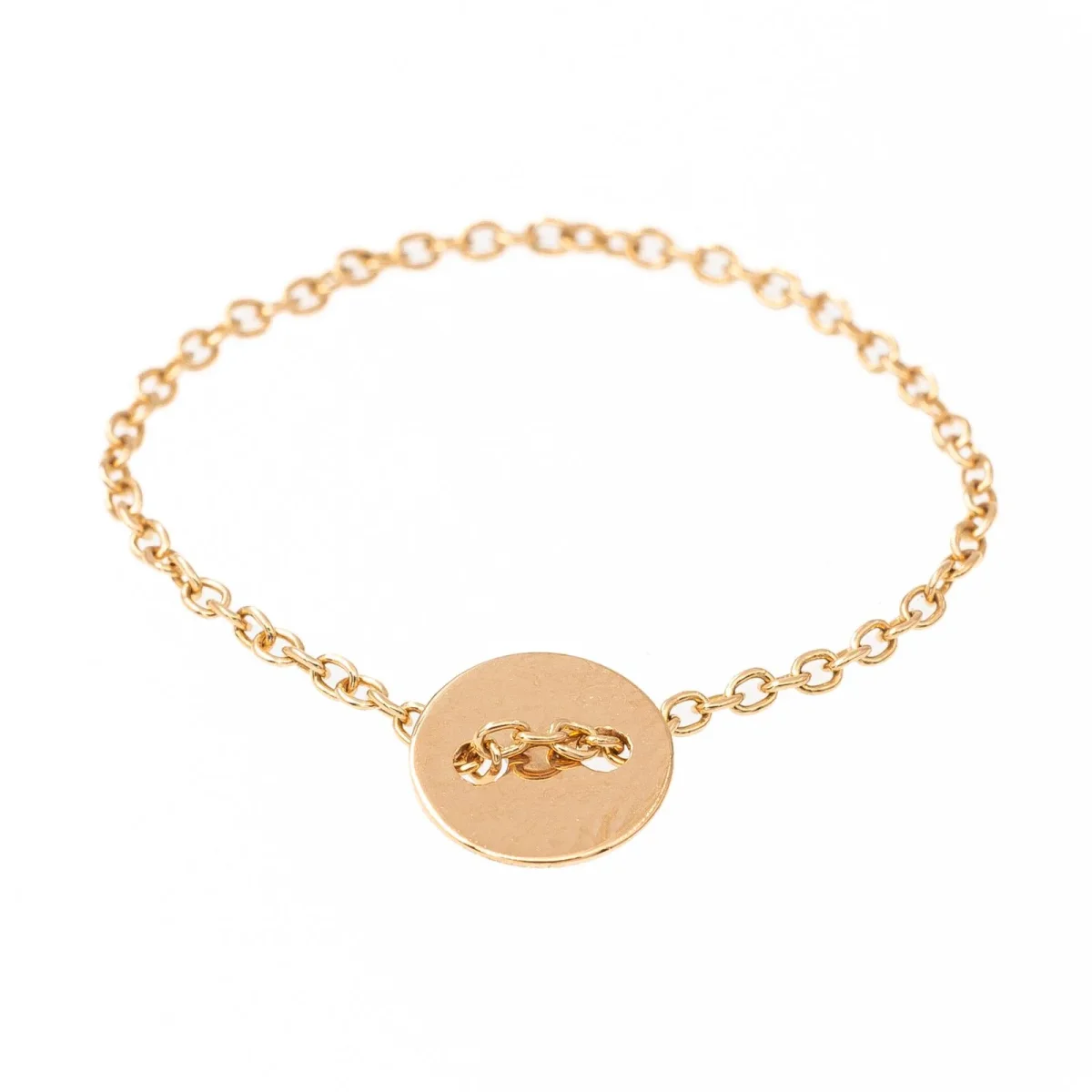 Vanrycke Bague Chaîne Or rose