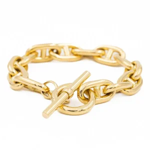 Bracelet Maille marine Or jaune
