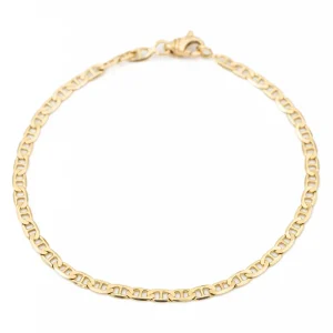 Bracelet Maille marine Or jaune