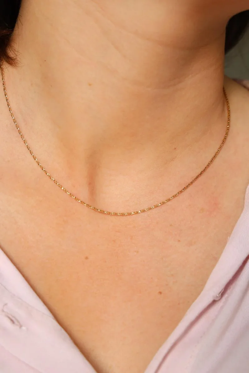 Collier Chaîne Or jaune – Image 3