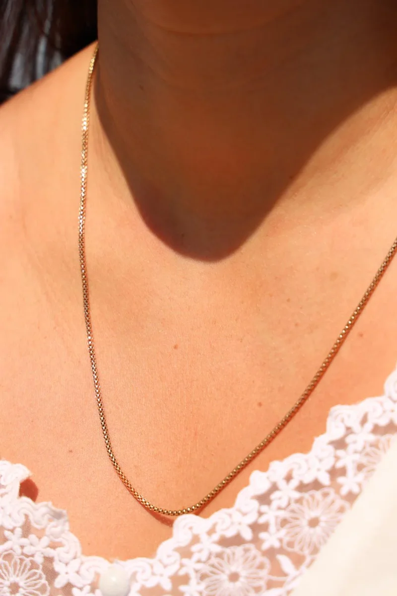 Collier Chaîne Or rose – Image 3