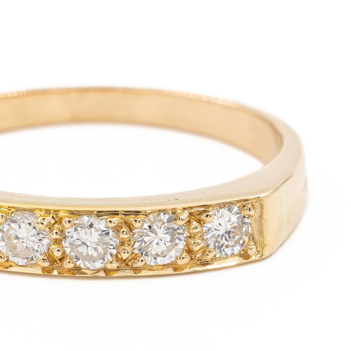 Bague Alliance Or jaune Diamant – Image 7