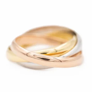 Bague Alliance Or jaune, Or blanc, Or rose