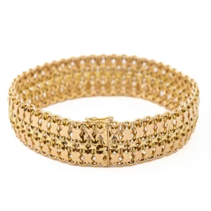 Bracelet Maille Or jaune