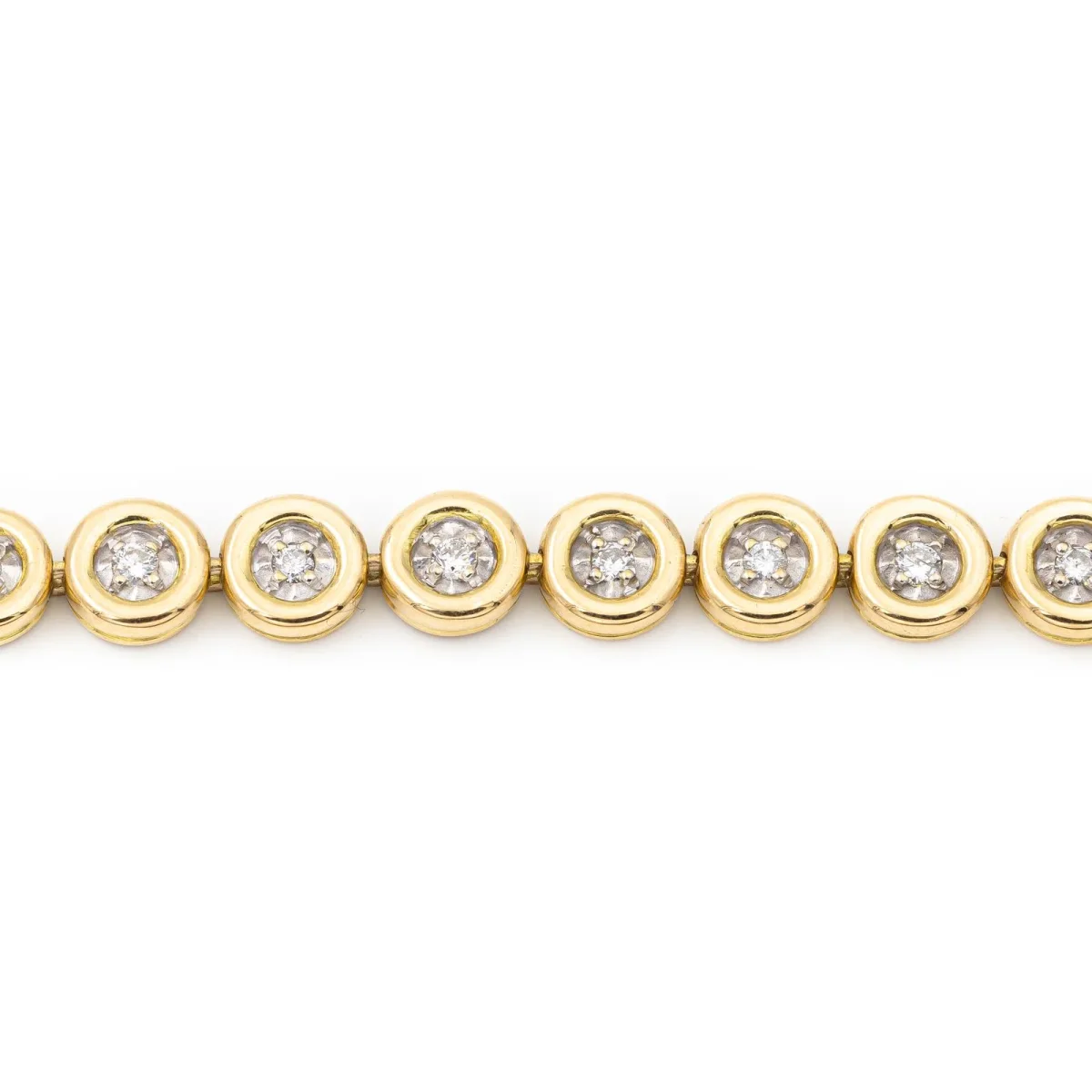 Bracelet Ligne Or jaune Diamant – Image 5
