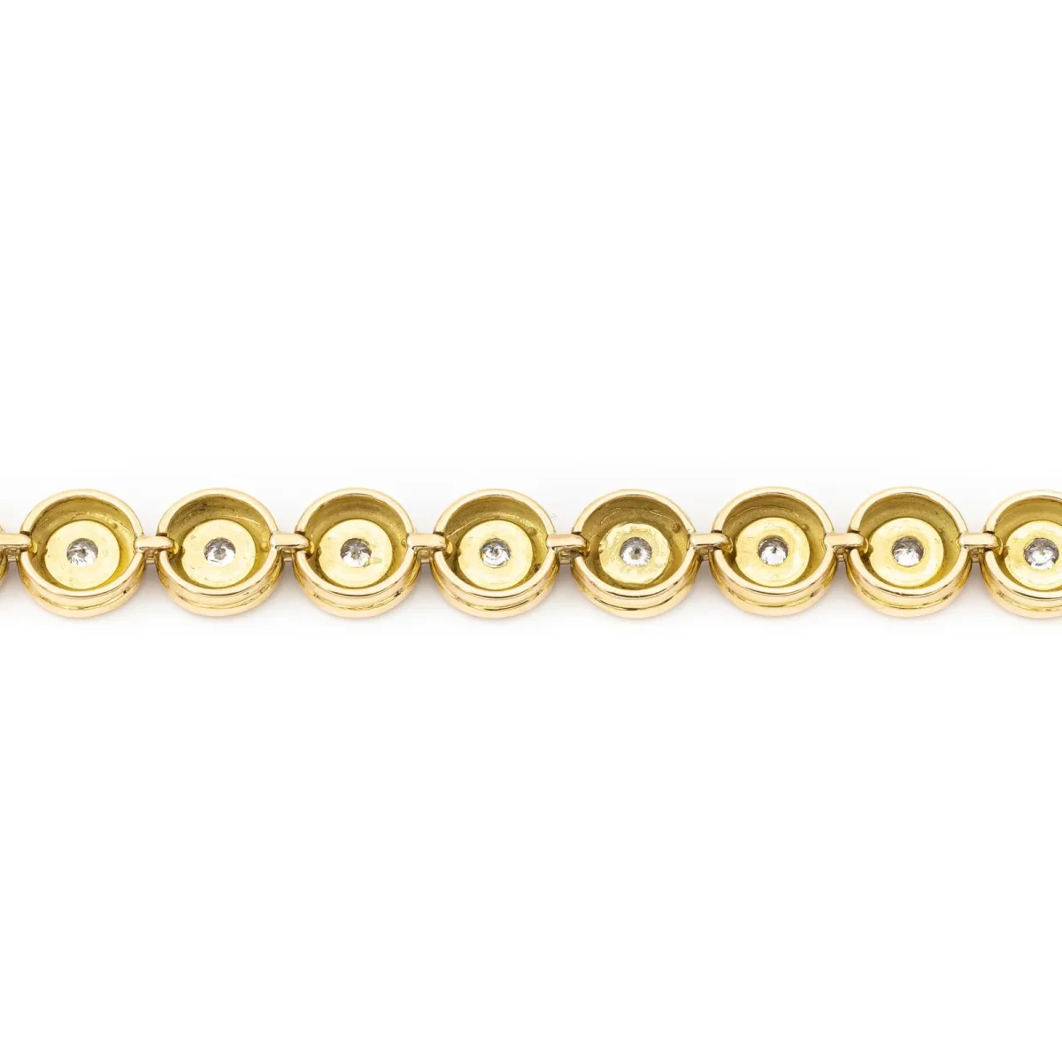 Bracelet Ligne Or jaune Diamant – Image 7