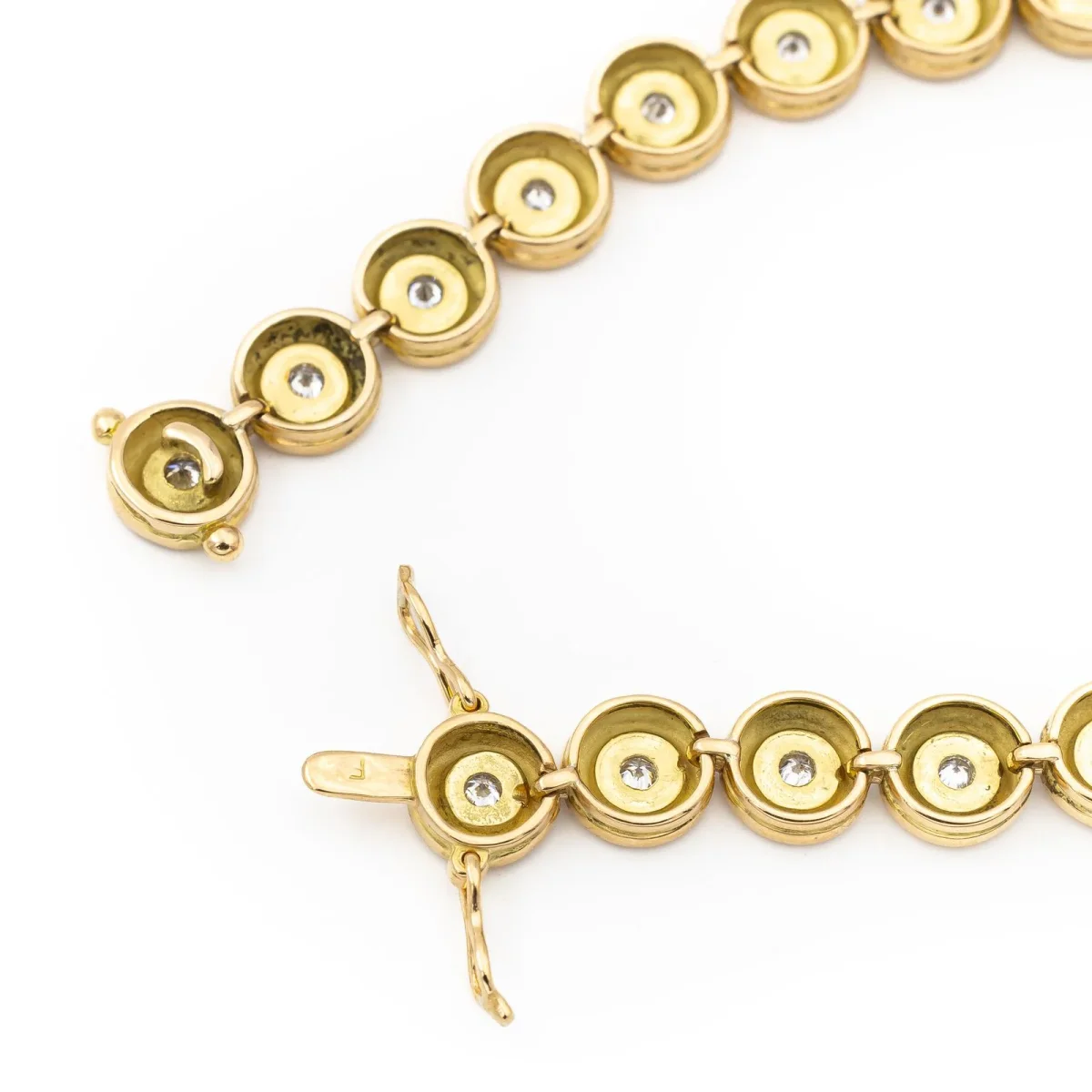 Bracelet Ligne Or jaune Diamant – Image 8