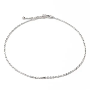 Bulgari Collier Maille forçat Or blanc
