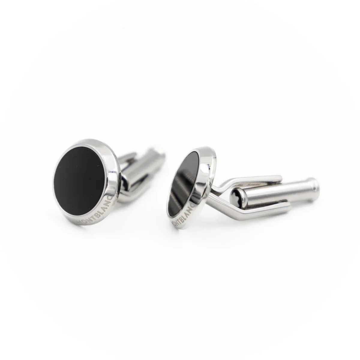 Montblanc Boutons de manchette Acier Onyx – Image 6