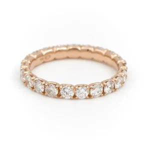 Bague Alliance Or rose Diamant