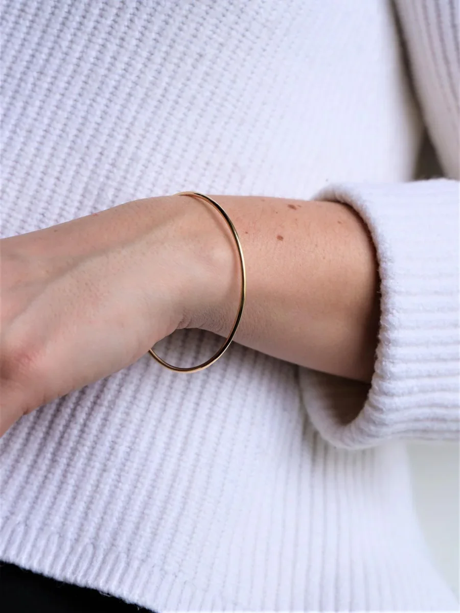 Bracelet Jonc Or jaune – Image 3