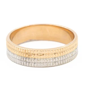 Bague Alliance Or rose, Or blanc