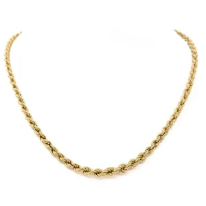 Collier Torsadé Or jaune
