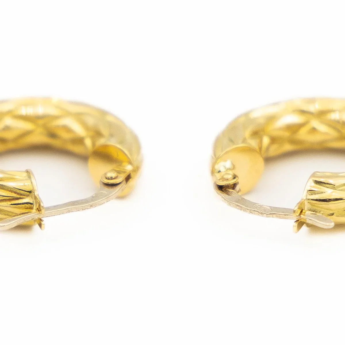 Boucles d'oreilles Créoles Or jaune – Image 5