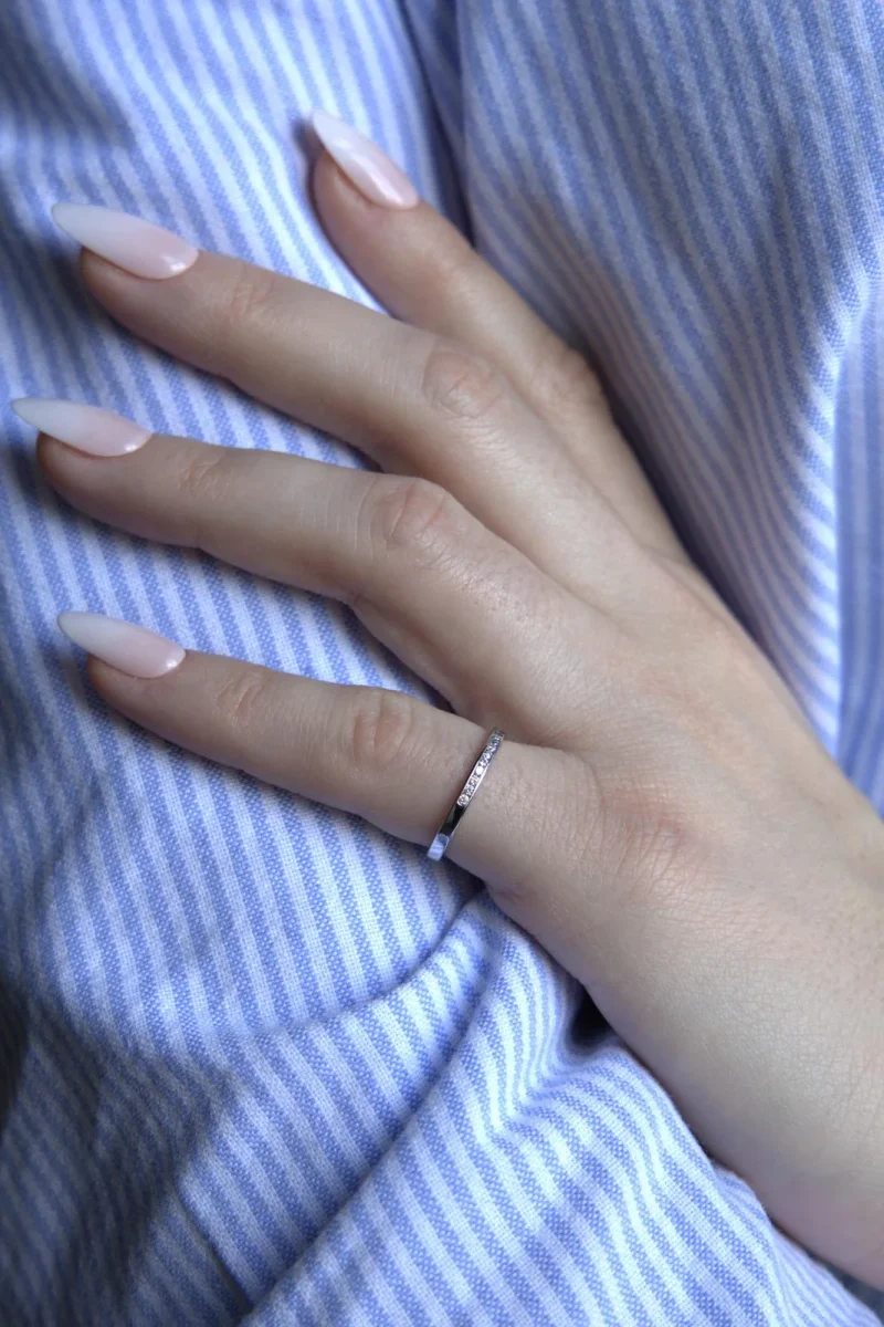 Fred Bague Alliance For love Platine Diamant – Image 3