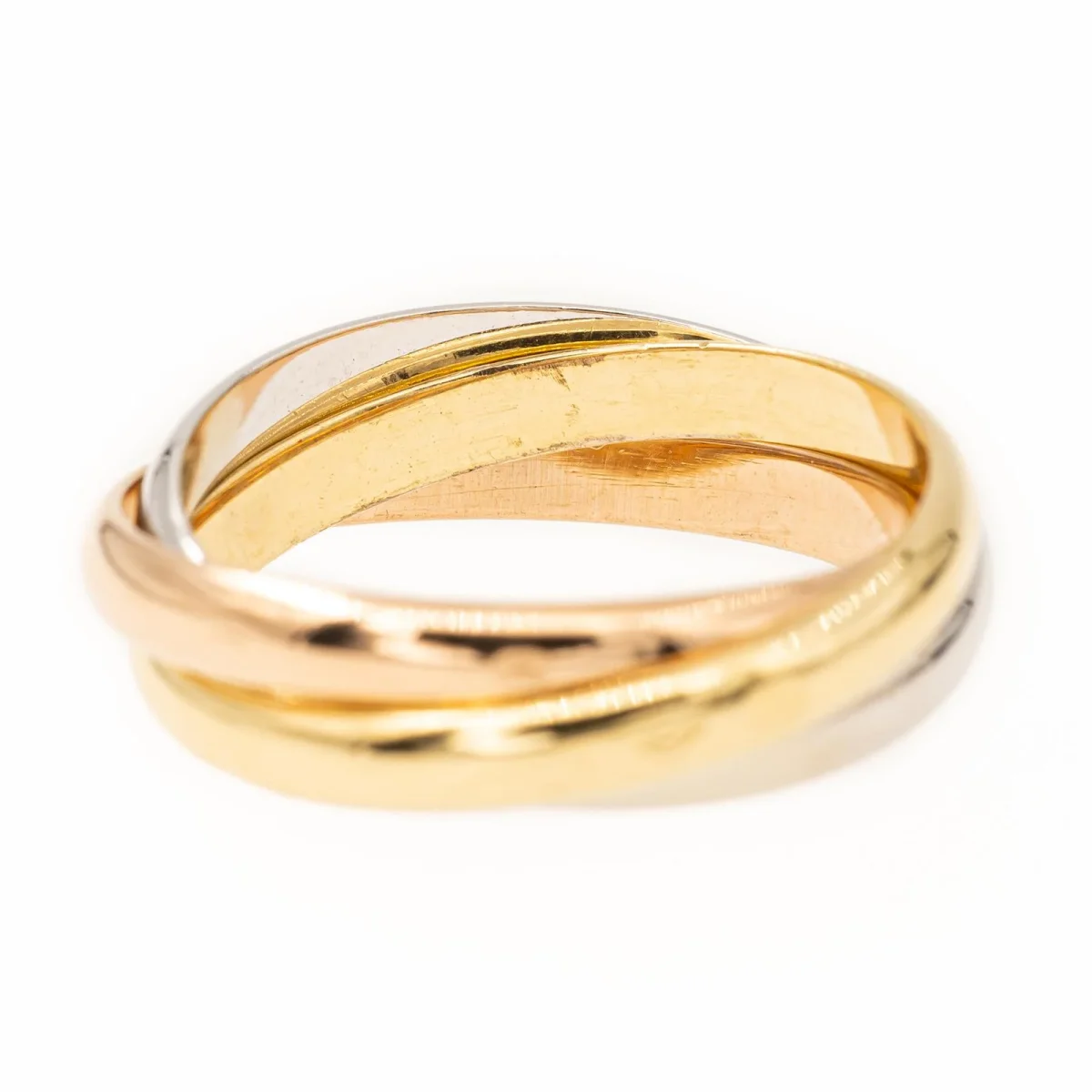 Bague 3 Ors Or rose, Or jaune, Or blanc – Image 3