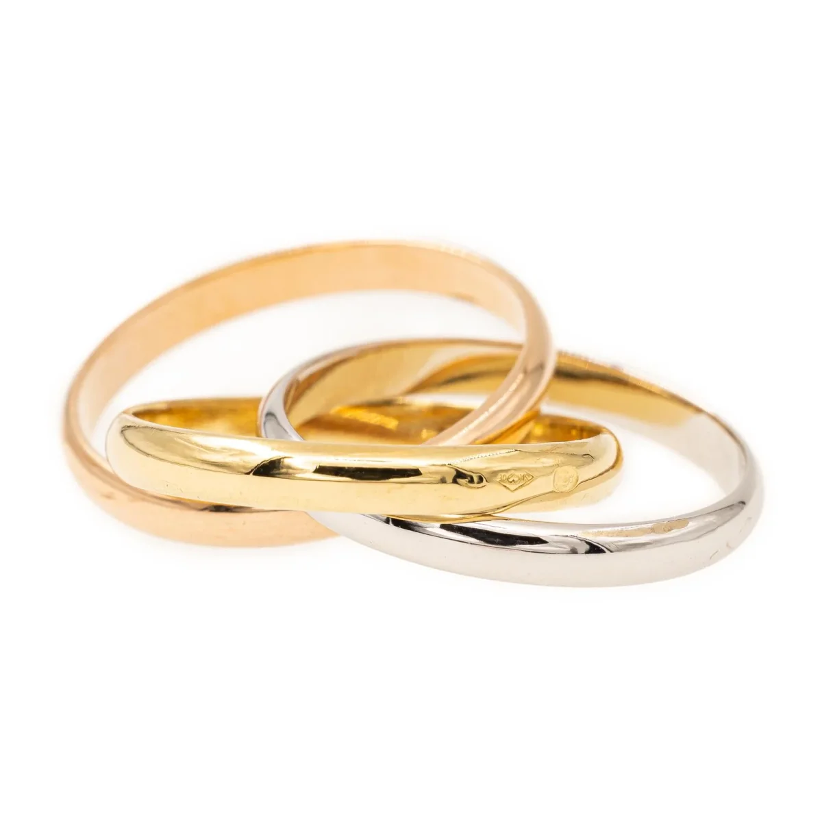 Bague 3 Ors Or rose, Or jaune, Or blanc – Image 5