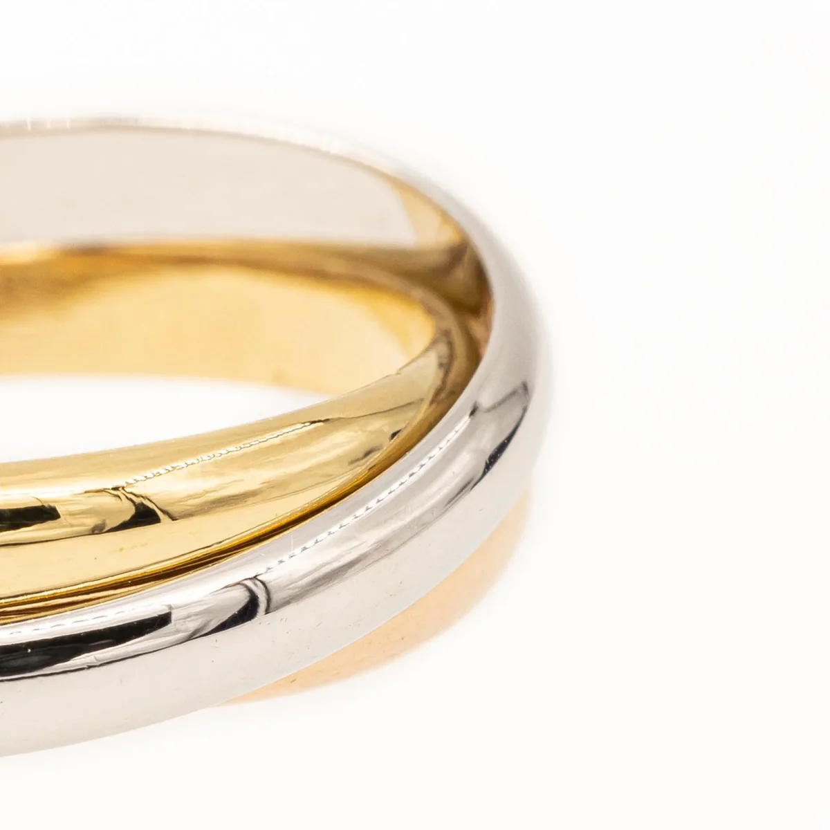 Bague 3 Ors Or rose, Or jaune, Or blanc – Image 6